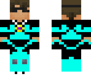 skydosminecraft neon blue black