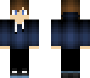 blue hoodie kid