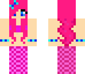 mermaid from planet pink