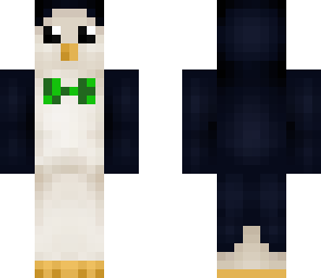 green bow tie penguin