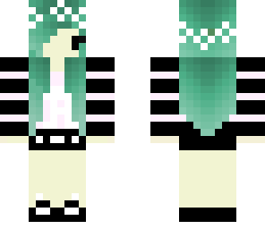 green haired chibi