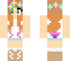 summer flower girl