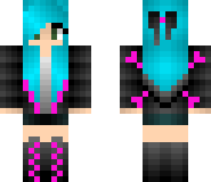 goth girl with cross bones
