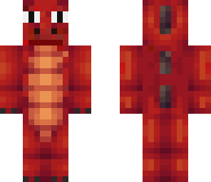 fixed red lizard