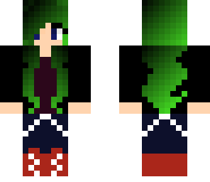 green hair