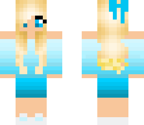 blue strapless dress