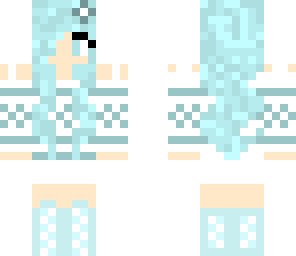 blue light flutter girl without wings
