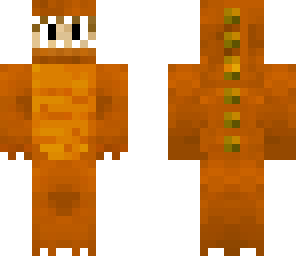 orange dino