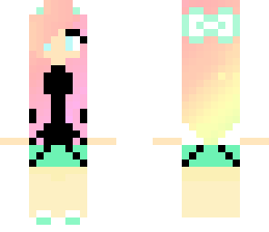 green cat girl