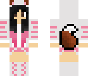 pink fox girl