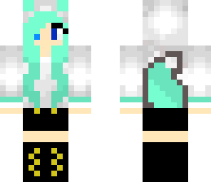 girl snow fox