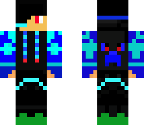 cool blue boy skin