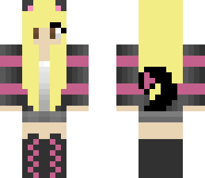 blond cat girl