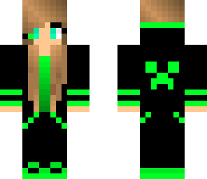 lime green gamer girl