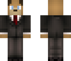 dog in a suit