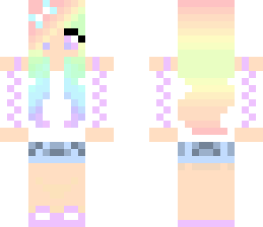 purple rainbow girl