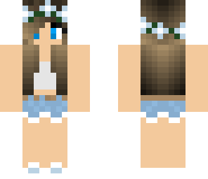 blue hipster girl