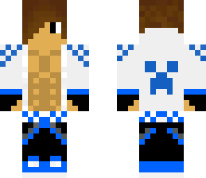 six pack with creeper hoodie