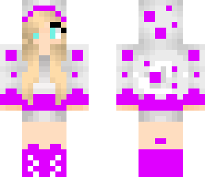purple cake girl