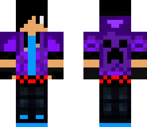 purple dude with red