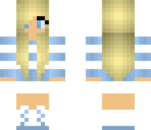 shaded light blue girl