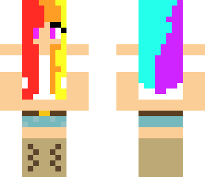 rainbow girl