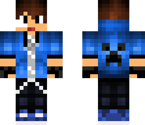 blue gaming man