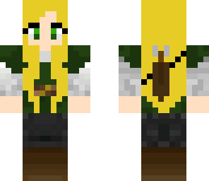 archer girl green