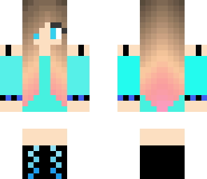 cute blue girl