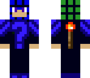 rubik's cube guy blue