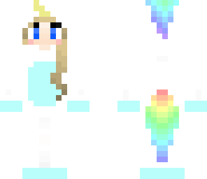 blue unicorn girl