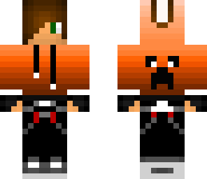 orange hoodie -creeper-