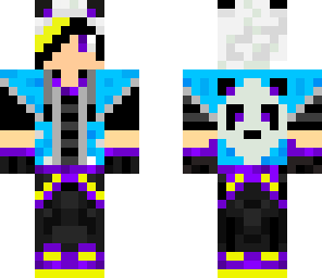 coloured panda