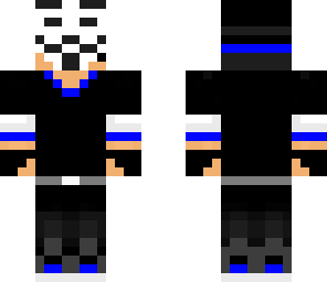 blue masked man