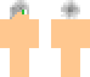 white haired skin