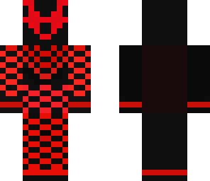 red and black