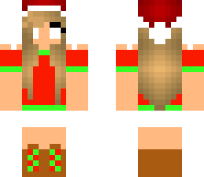 christmas herobrine girl
