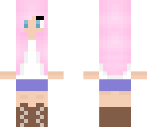 pink hair girl