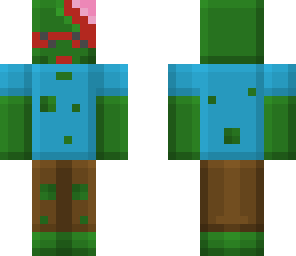 pixel zombie for halloween