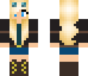 the diamond minecart girl