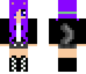 purple hair pretty