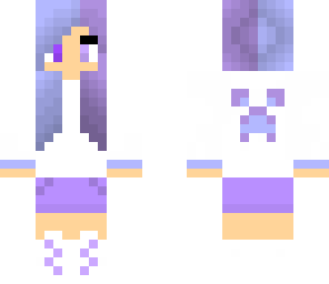 blue and purple girl