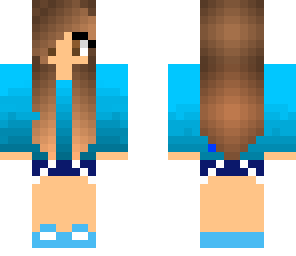 awesome blue girl