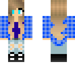 blue girl