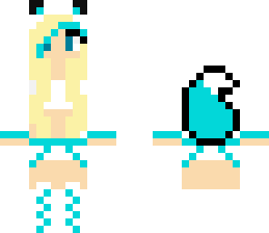blue wolfie girl