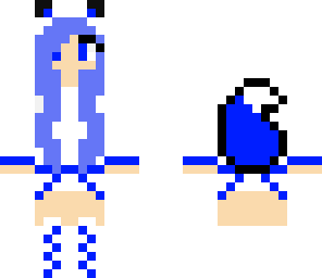 blue fox girl