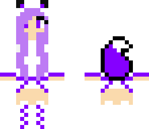 purple fox girl