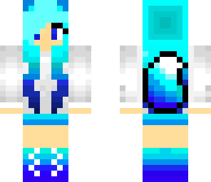 blue wolf girl edit
