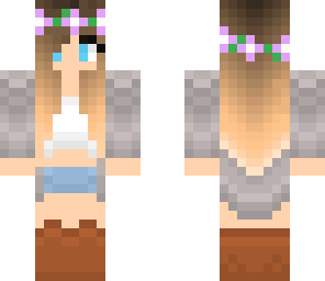 girl with flower crown