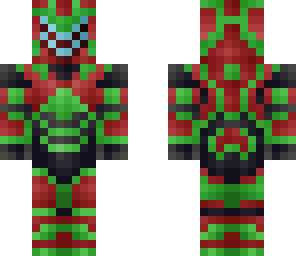 red and green venator armor